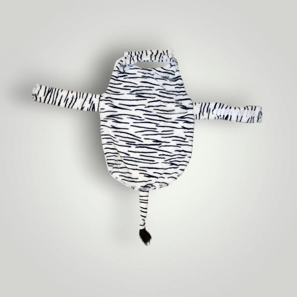 Zebra dog halloween costume clothes size L